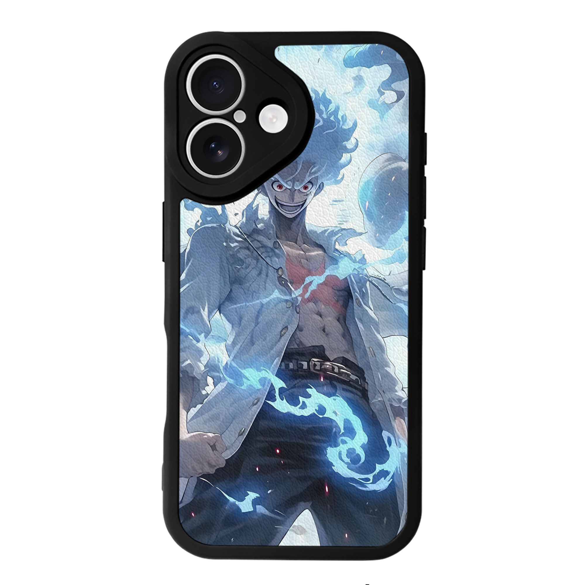 （画像用） ワンピース ONE PIECE 【iPhone 16シリーズ対応】シリコンスマホケース（レザー調） 材質：シリコン
